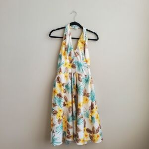 Floral Halter Dress